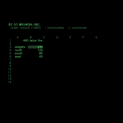 TinyVisiCalc